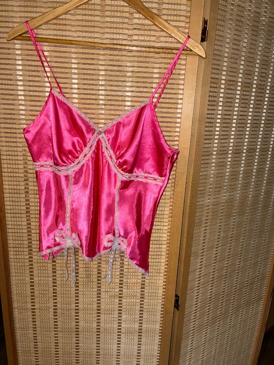 Cato Tops - Y2K satin/lace cami